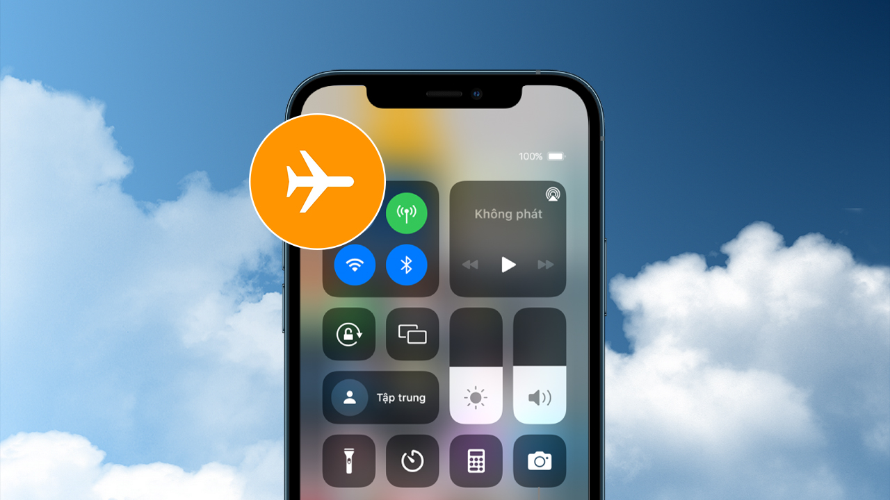 Bật tắt chế độ máy bay trên iPhone