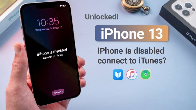 Mở khóa iPhone 13 bằng iCloud