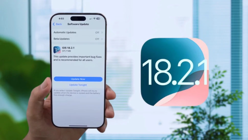 Cách Cập Nhật iOS 18.2.1