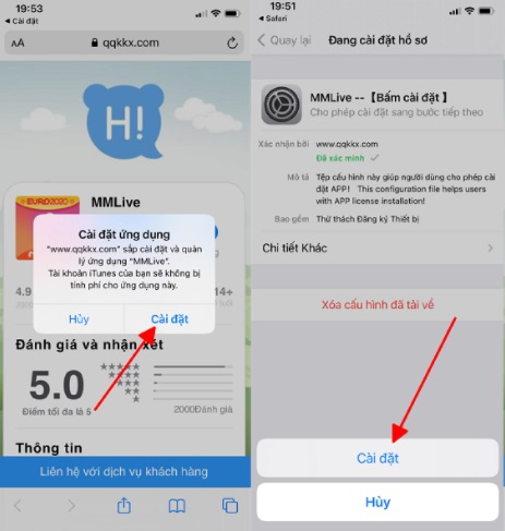 Cách tải MMLive cho iOS chi tiết