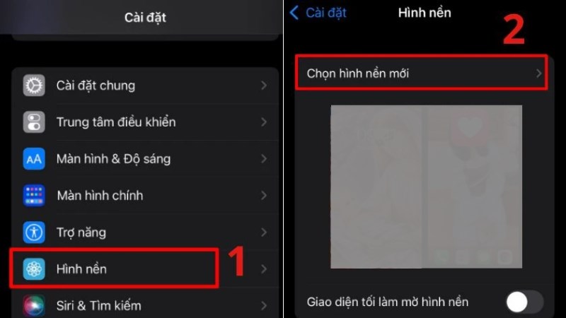 Cách cài đặt ảnh nền cho iPhone