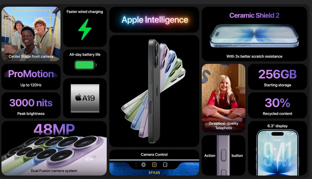 Cấu hình iPhone 17 (Tech-specs)