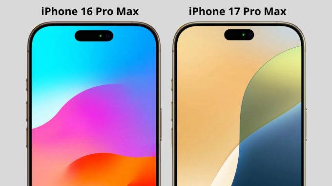 Màn Hình iPhone 17 Pro Max và iPhone 16 Pro Max