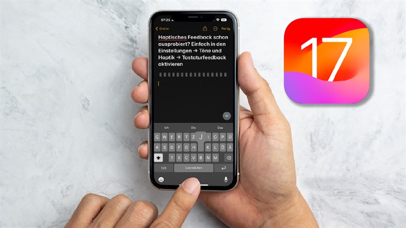 Nâng cấp bàn phím trên iOS 17