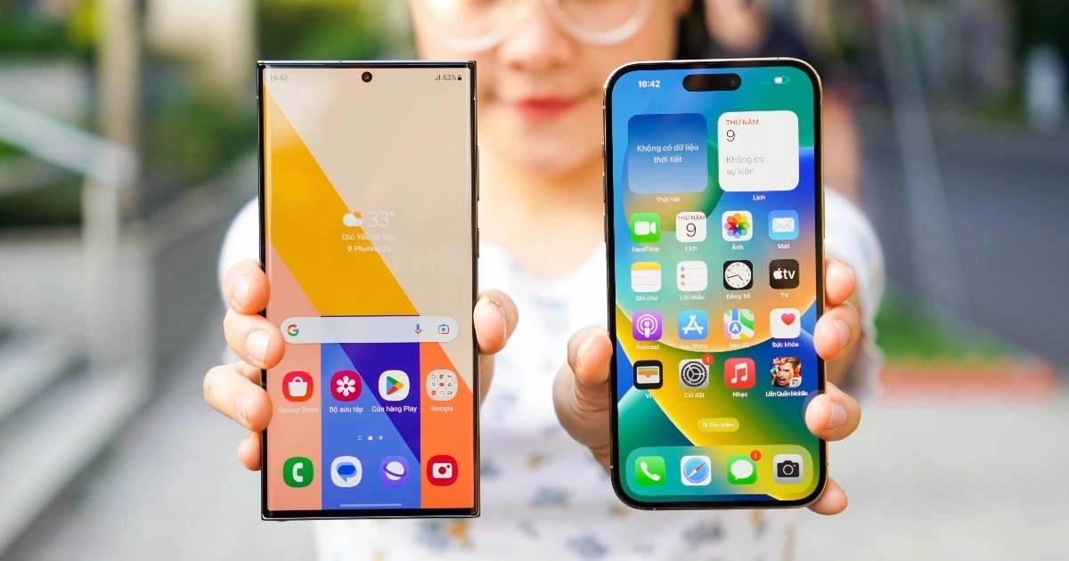 So sánh iPhone 15 Pro Max và Samsung S23 Ultra về màn hình