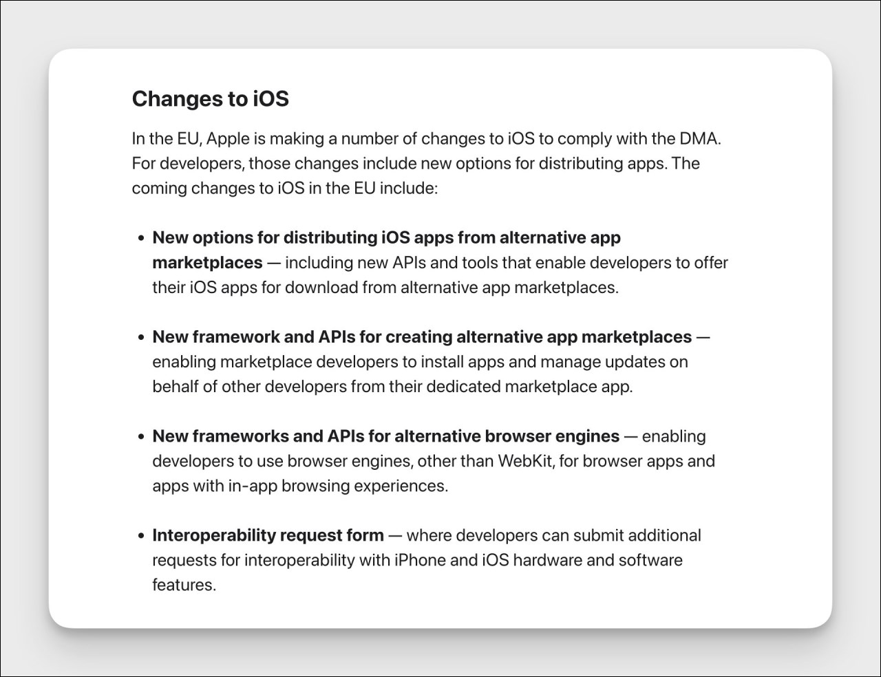 Thay đổi quan trọng về việc cài ứng dụng trên iOS 17.4