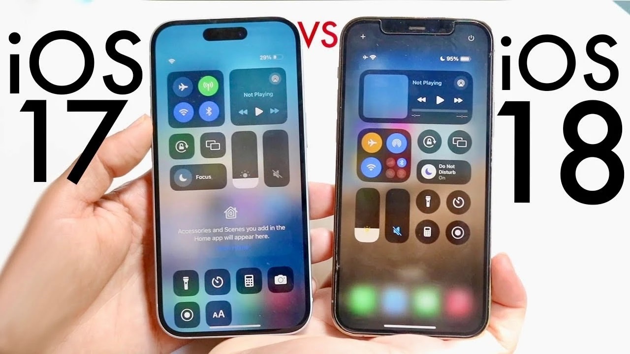 iOS 17 vs iOS 18