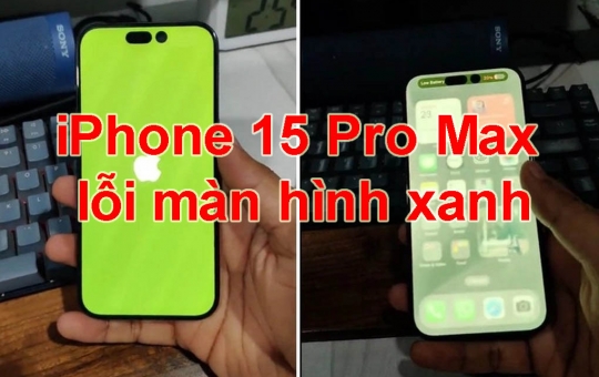 iPhone 15 Pro Max lỗi màn hình xanh: nguyên nhân và cách khắc phục