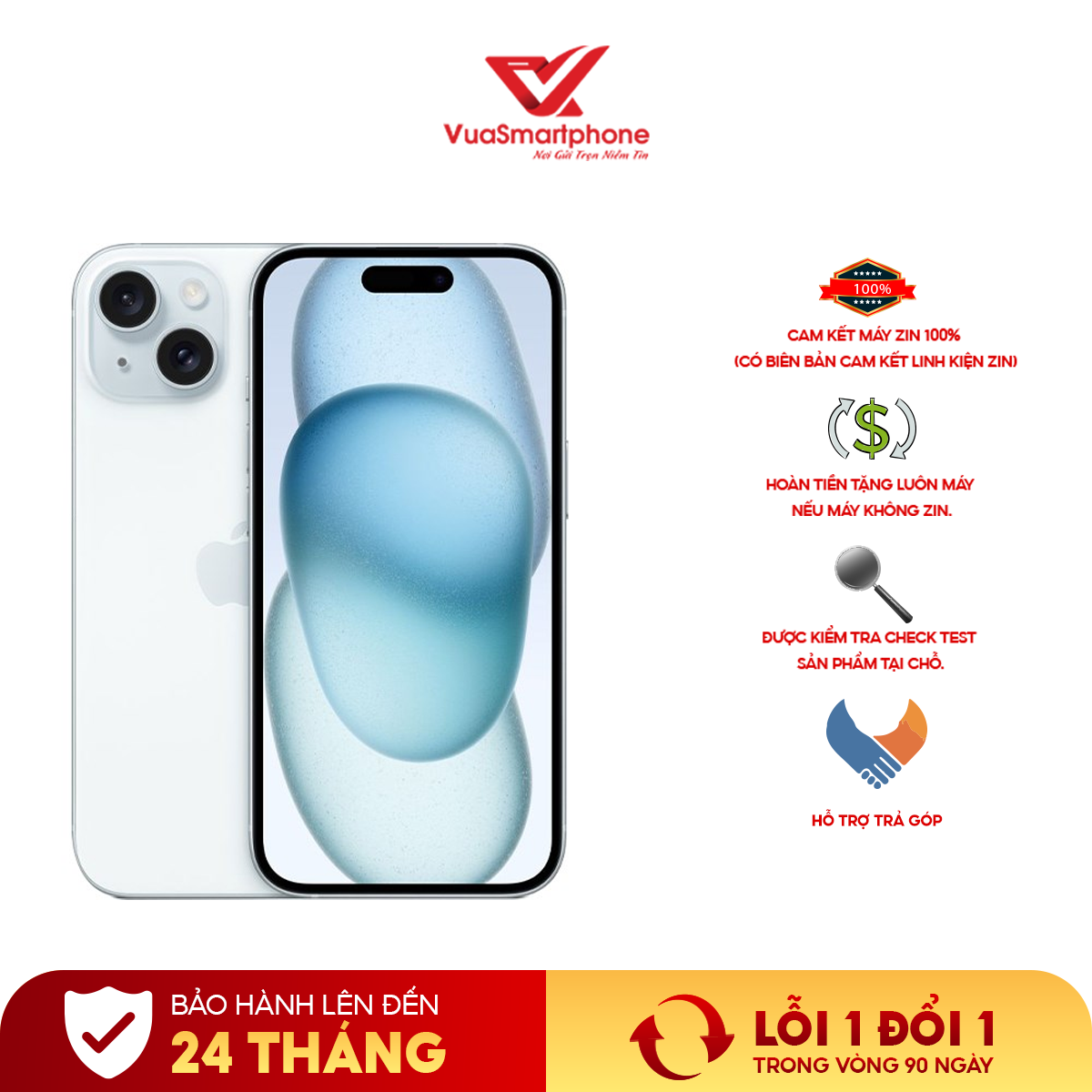 Điện thoại iPhone 15 chính hãng Apple 