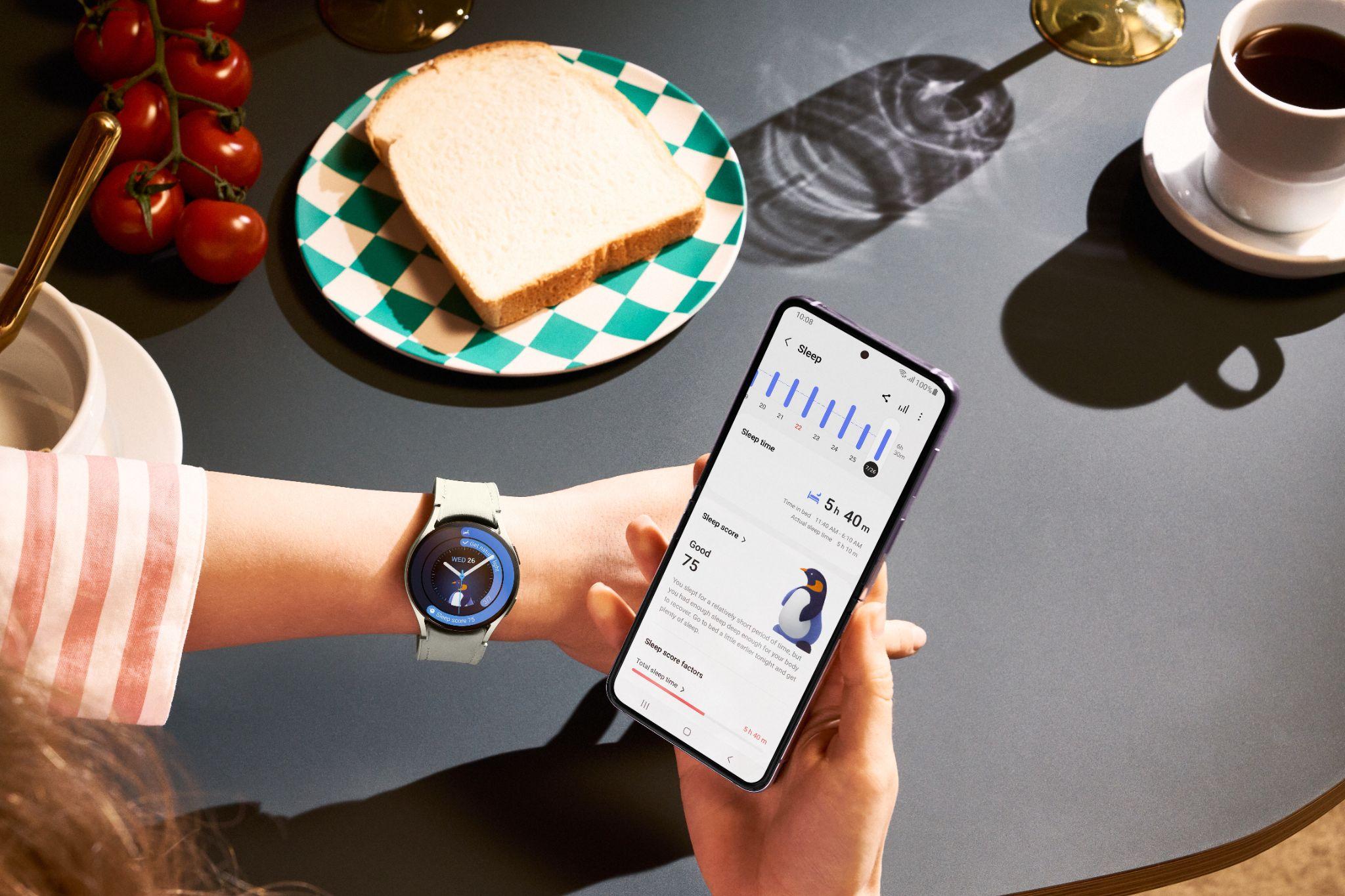 theo dõi giấc ngủ trên Galaxy Watch6